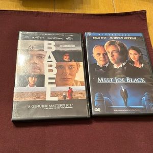 * Brad Pitt Babel & Meet Joe Black